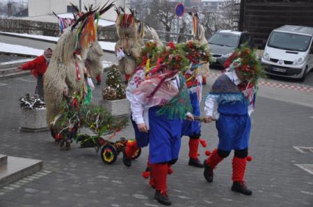 Kurenti iz Ptuja v Škocjanu 1